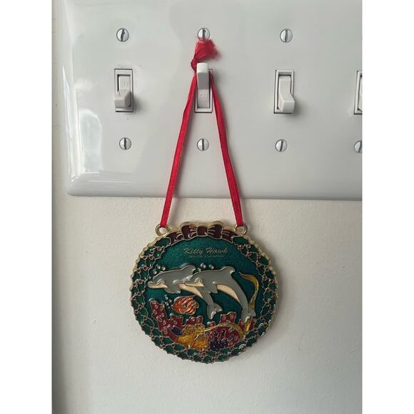 Kitty Hawk North Carolina Dolphins Ornament - Picture 5 of 5